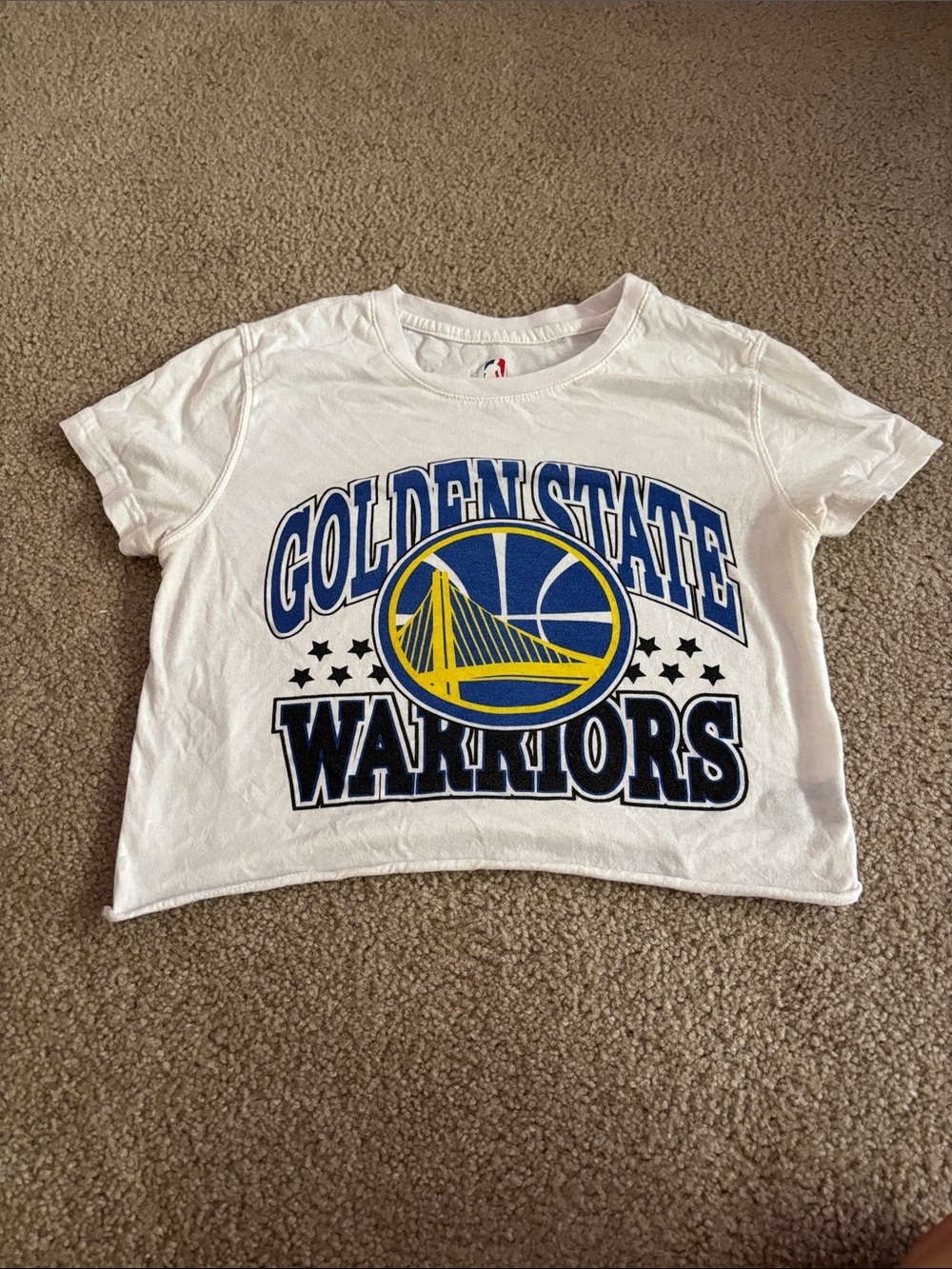 NBA Golden State Warriors women’s crop top size small